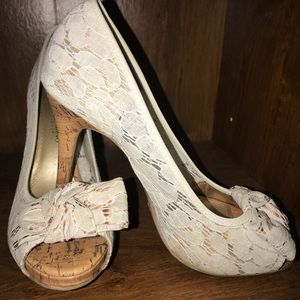 Christian Siriano peep-toe heels